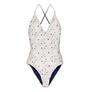 WetSwim Flora Tie One Piece Swimsuit Size S